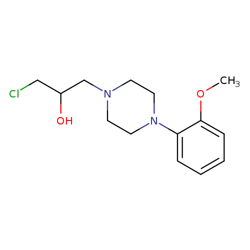 1-chloro-3-[4-(2-methoxyphenyl)piperazin-1-yl]propan-2-ol