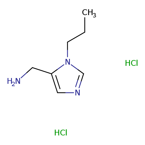 1-(1-propyl-1H-imidazol-5-yl)methanamine dihydrochloride