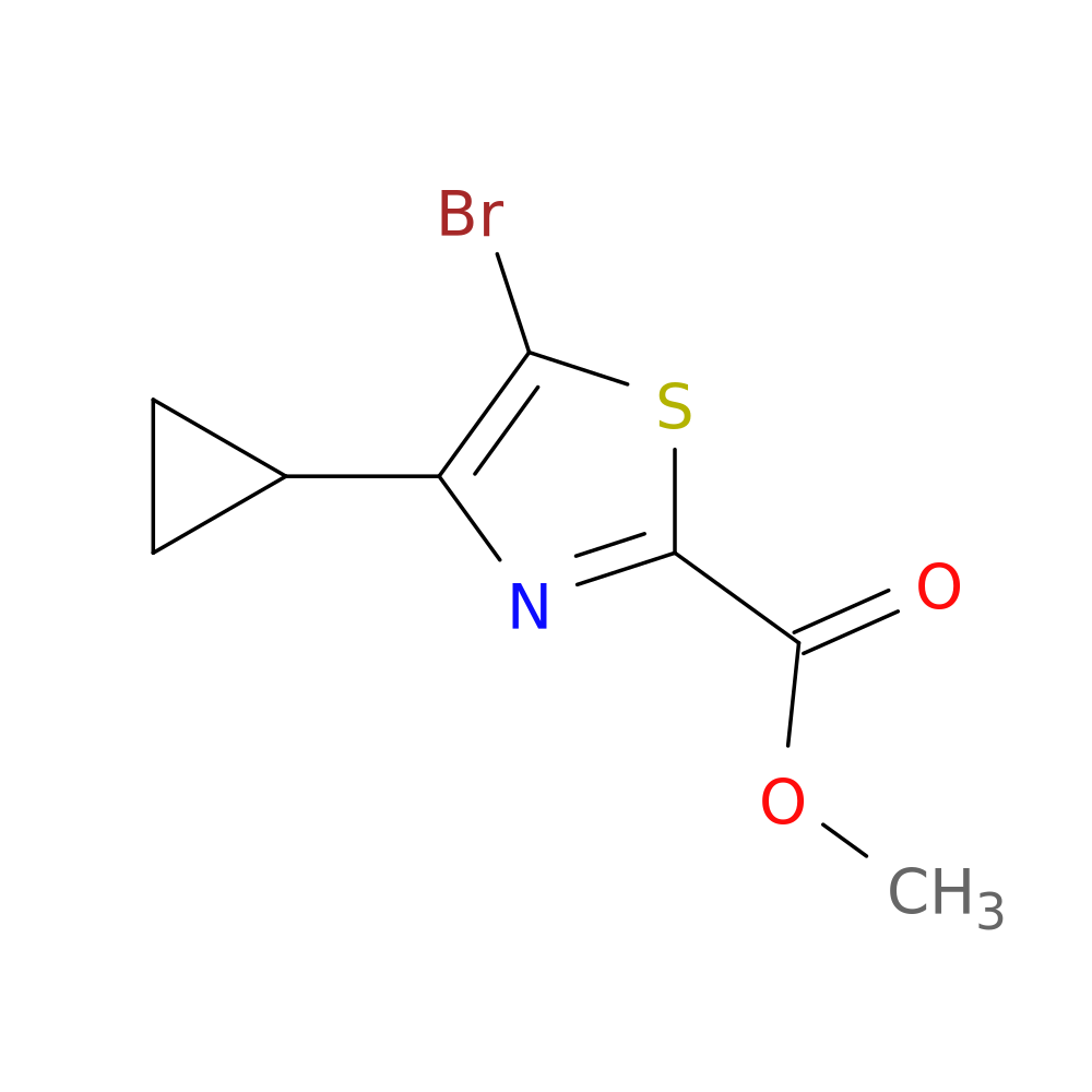methyl 5-bromo-4-cyclopropyl-1,3-thiazole-2-carboxylate