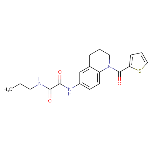 N-propyl-N'-[1-(thiophene-2-carbonyl)-1,2,3,4-tetrahydroquinolin-6-yl]ethanediamide