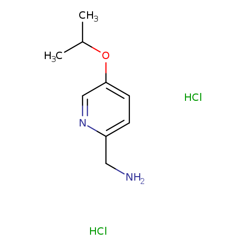 1-[5-(propan-2-yloxy)pyridin-2-yl]methanamine dihydrochloride