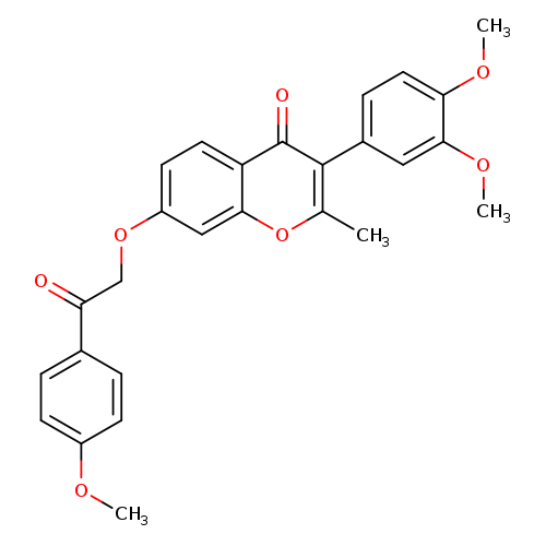 3-(3,4-dimethoxyphenyl)-7-[2-(4-methoxyphenyl)-2-oxoethoxy]-2-methyl-4H-chromen-4-one