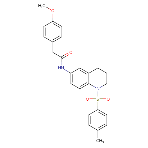 2-(4-methoxyphenyl)-N-[1-(4-methylbenzenesulfonyl)-1,2,3,4-tetrahydroquinolin-6-yl]acetamide