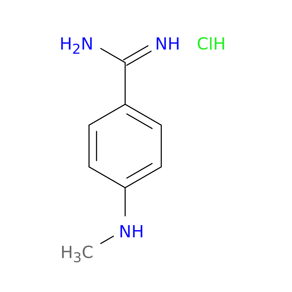 4-(methylamino)benzene-1-carboximidamide hydrochloride