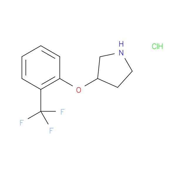 3-(2-(Trifluoromethyl)phenoxy)pyrrolidine hydrochloride