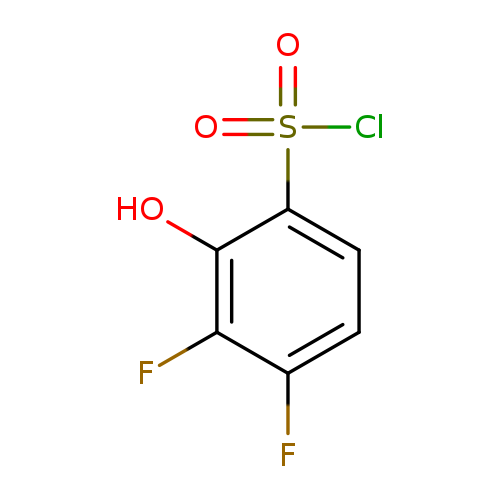 3,4-difluoro-2-hydroxybenzene-1-sulfonyl chloride