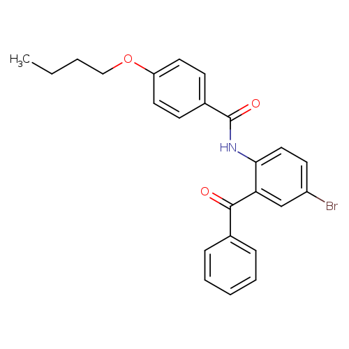 N-(2-benzoyl-4-bromophenyl)-4-butoxybenzamide