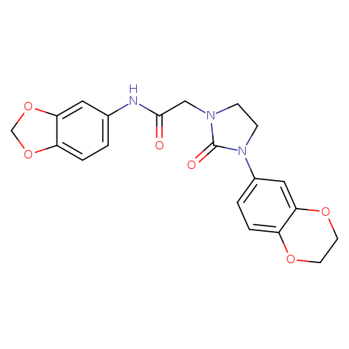 N-(2H-1,3-benzodioxol-5-yl)-2-[3-(2,3-dihydro-1,4-benzodioxin-6-yl)-2-oxoimidazolidin-1-yl]acetamide