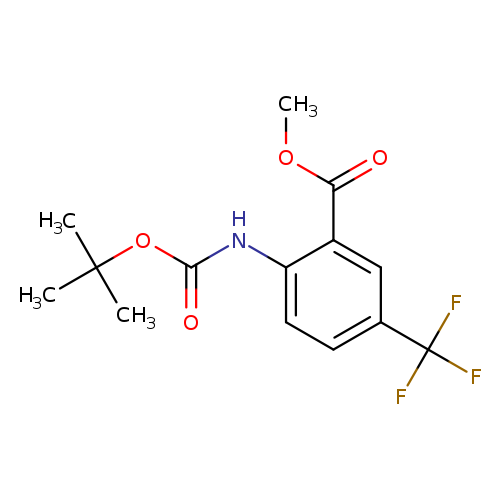 BENZOIC ACID, 2-[[(1,1-DIMETHYLETHOXY)CARBONYL]AMINO]-5-(TRIFLUOROMETHYL)-, METHYL ESTER
