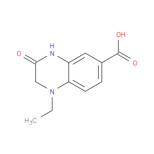 1-ethyl-3-oxo-1,2,3,4-tetrahydroquinoxaline-6-carboxylic acid
