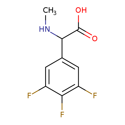 2-(methylamino)-2-(3,4,5-trifluorophenyl)acetic acid