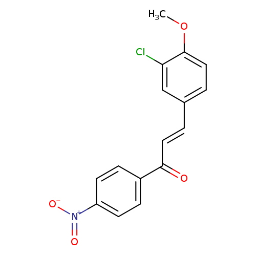 (2E)-3-(3-chloro-4-methoxyphenyl)-1-(4-nitrophenyl)prop-2-en-1-one