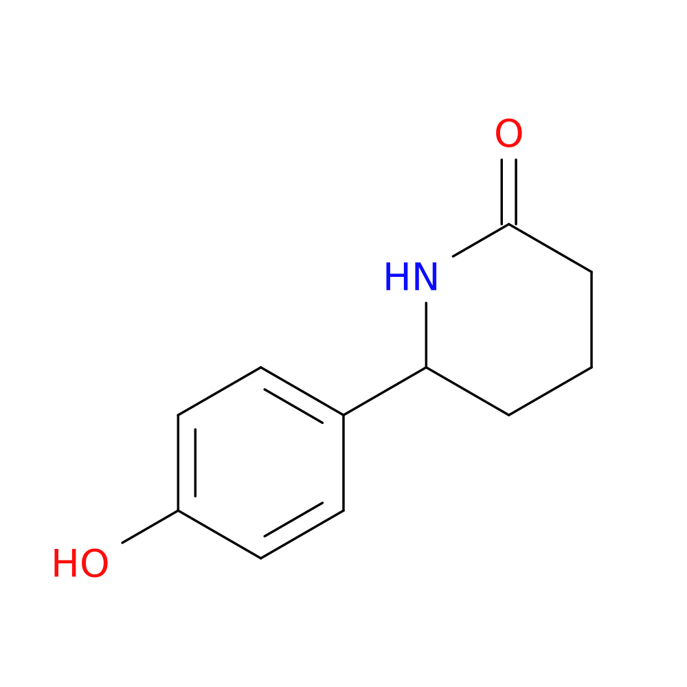 6-(4-hydroxyphenyl)piperidin-2-one