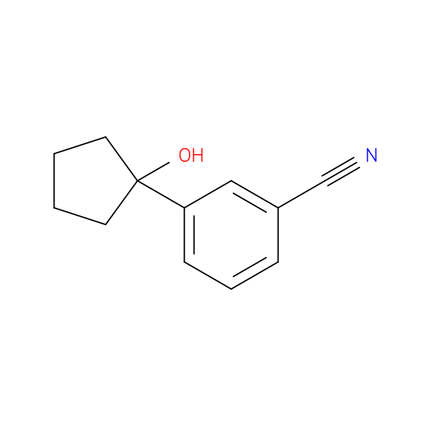 3-(1-hydroxycyclopentyl)benzonitrile