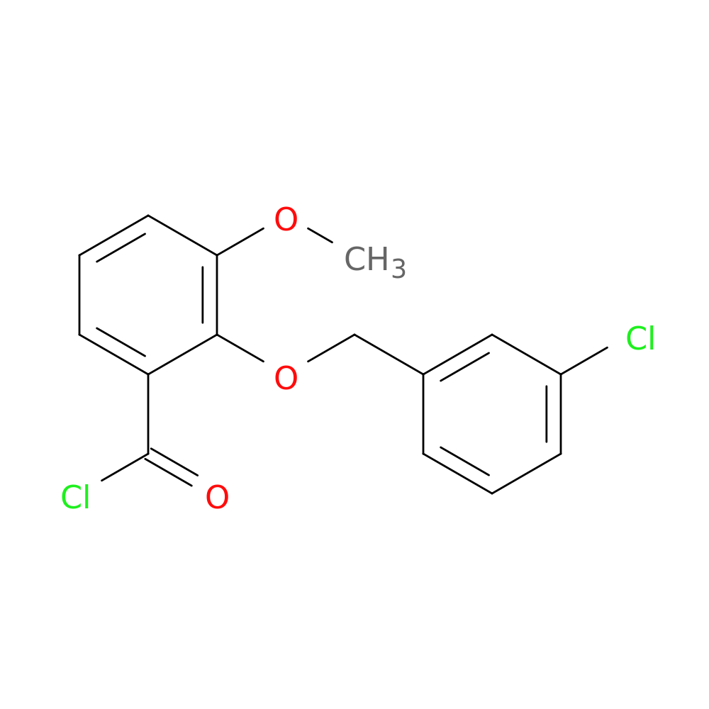 2-[(3-Chlorobenzyl)oxy]-3-methoxybenzoyl chloride
