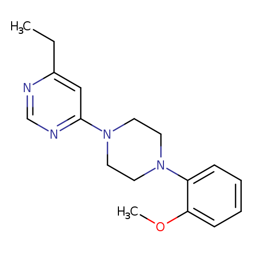 4-ethyl-6-[4-(2-methoxyphenyl)piperazin-1-yl]pyrimidine