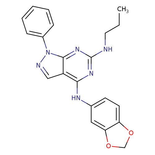 N4-(2H-1,3-benzodioxol-5-yl)-1-phenyl-N6-propyl-1H-pyrazolo[3,4-d]pyrimidine-4,6-diamine