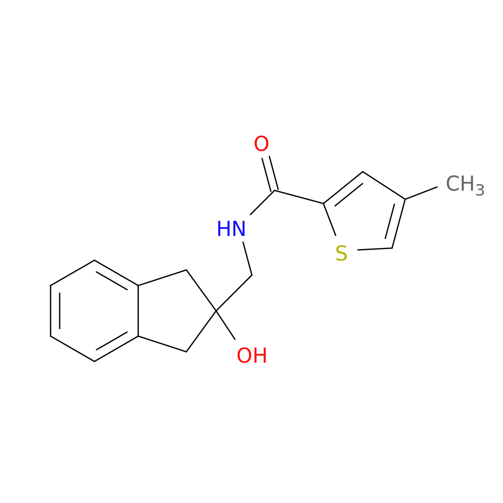 N-[(2-hydroxy-2,3-dihydro-1H-inden-2-yl)methyl]-4-methylthiophene-2-carboxamide