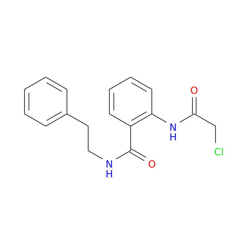 2-(2-chloroacetamido)-N-(2-phenylethyl)benzamide