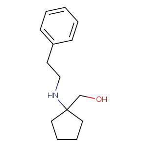 {1-[(2-phenylethyl)amino]cyclopentyl}methanol