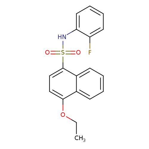 4-ethoxy-N-(2-fluorophenyl)naphthalene-1-sulfonamide