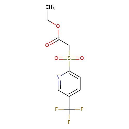 ethyl 2-{[5-(trifluoromethyl)pyridin-2-yl]sulfonyl}acetate