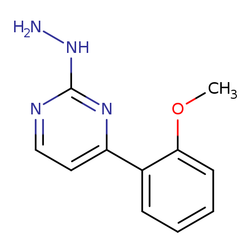 2-Hydrazinyl-4-(2-methoxyphenyl)pyrimidine