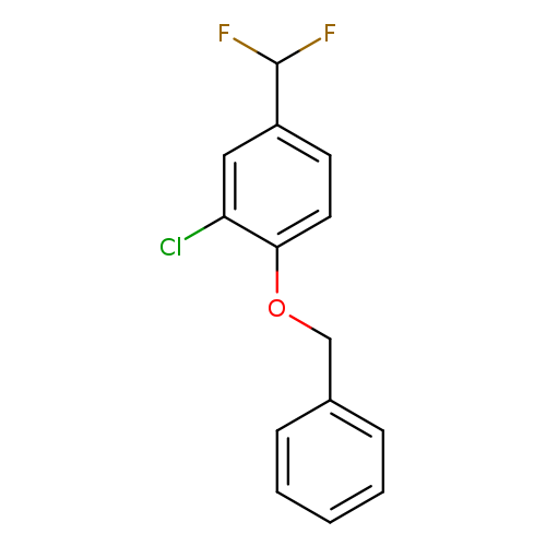 1-(benzyloxy)-2-chloro-4-(difluoromethyl)benzene