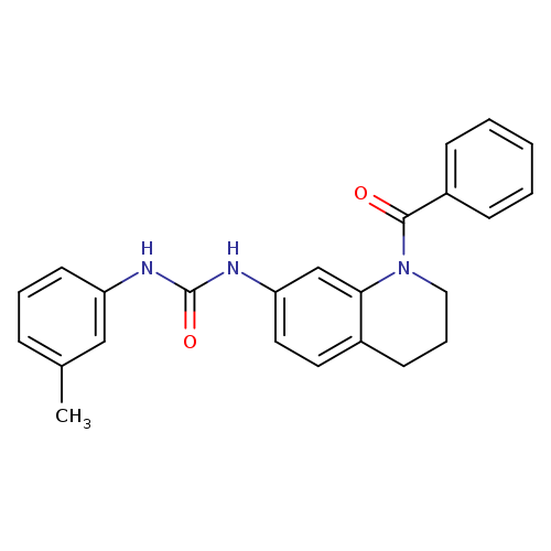 3-(1-benzoyl-1,2,3,4-tetrahydroquinolin-7-yl)-1-(3-methylphenyl)urea
