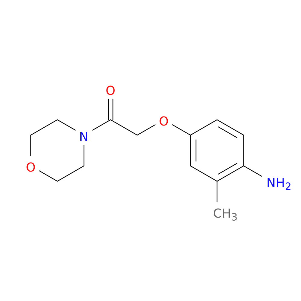 [2-Methyl-4-(2-morpholin-4-yl-2-oxoethoxy)phenyl]amine