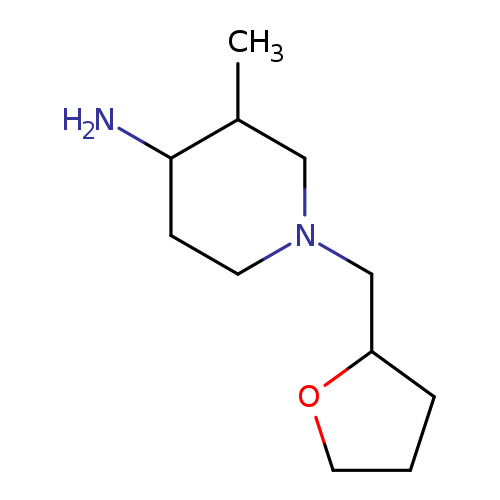 3-Methyl-1-((tetrahydrofuran-2-yl)methyl)piperidin-4-amine