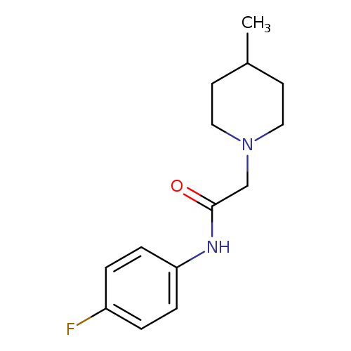 N-(4-fluorophenyl)-2-(4-methylpiperidin-1-yl)acetamide