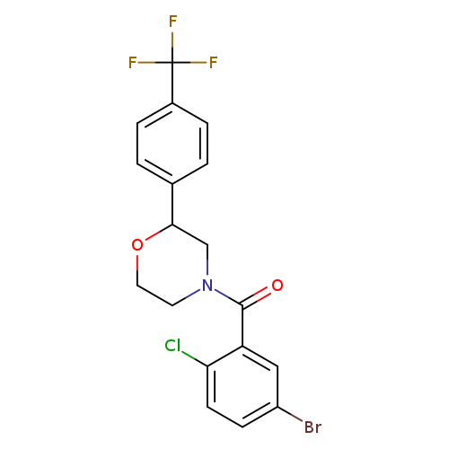4-(5-bromo-2-chlorobenzoyl)-2-[4-(trifluoromethyl)phenyl]morpholine