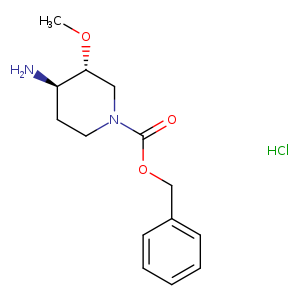 benzyl trans-4-amino-3-methoxy-piperidine-1-carboxylate;hydrochloride