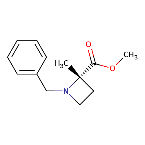 2-Azetidinecarboxylic acid, 2-methyl-1-(phenylmethyl)-, methyl ester, (2S)-