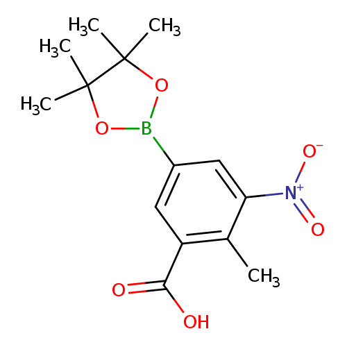 2-Methyl-3-nitro-5-(tetramethyl-1,3,2-dioxaborolan-2-yl)benzoic acid