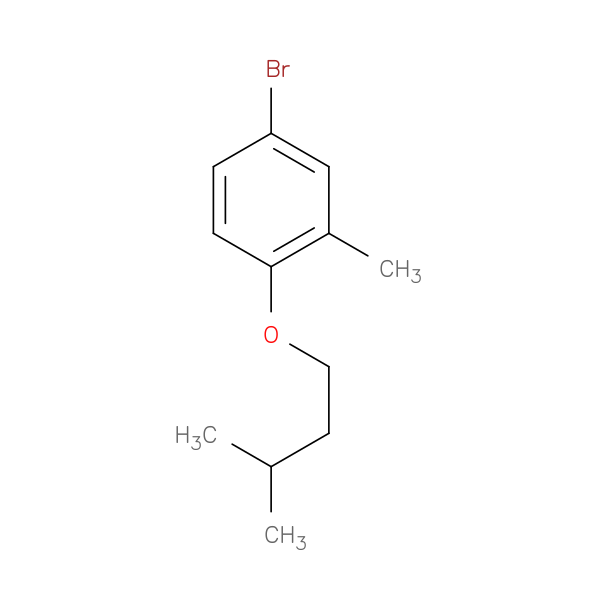 4-Bromo-1-(isopentyloxy)-2-methylbenzene
