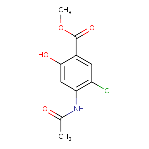 4-Acetylamino-5-chloro-2-hydroxybenzoic acid methyl ester