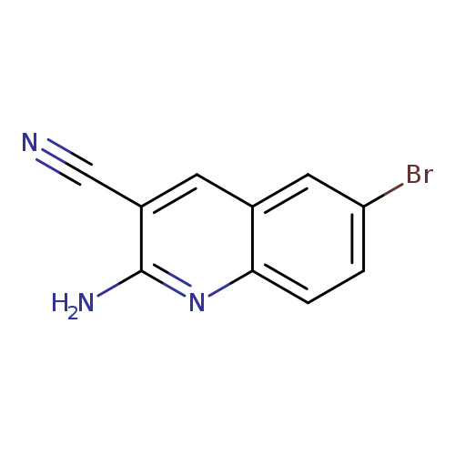 2-amino-6-bromo-3-quinolinecarbonitrile