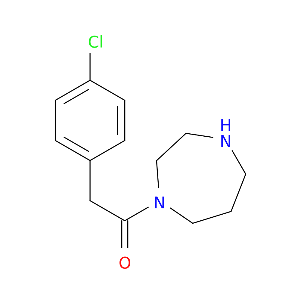 2-(4-chlorophenyl)-1-(1,4-diazepan-1-yl)ethan-1-one