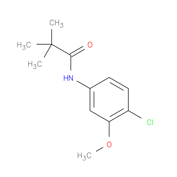 N-(4-CHLORO-3-METHOXYPHENYL)-2,2-DIMETHYL-PROPANAMIDE