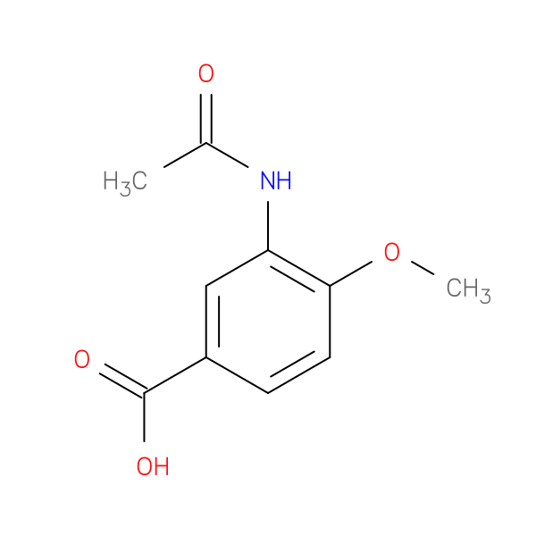 3-(acetylamino)-4-methoxybenzoic acid