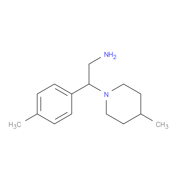 2-(4-Methylphenyl)-2-(4-methylpiperidin-1-yl)ethanamine