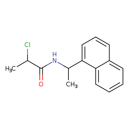 2-chloro-N-[1-(naphthalen-1-yl)ethyl]propanamide
