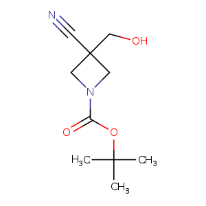 1-Azetidinecarboxylic acid, 3-cyano-3-(hydroxymethyl)-, 1,1-dimethylethyl ester