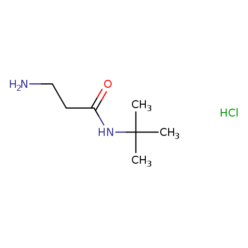 3-Amino-n-tert-butylpropanamide hydrochloride