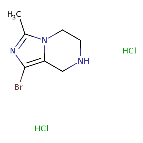 1-bromo-3-methyl-5H,6H,7H,8H-imidazo[1,5-a]pyrazine dihydrochloride