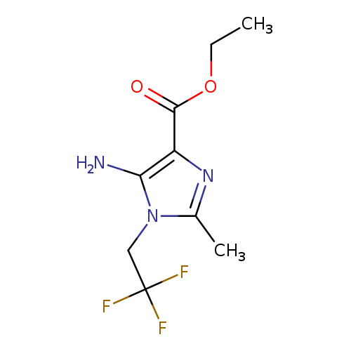 ethyl 5-amino-2-methyl-1-(2,2,2-trifluoroethyl)-1H-imidazole-4-carboxylate