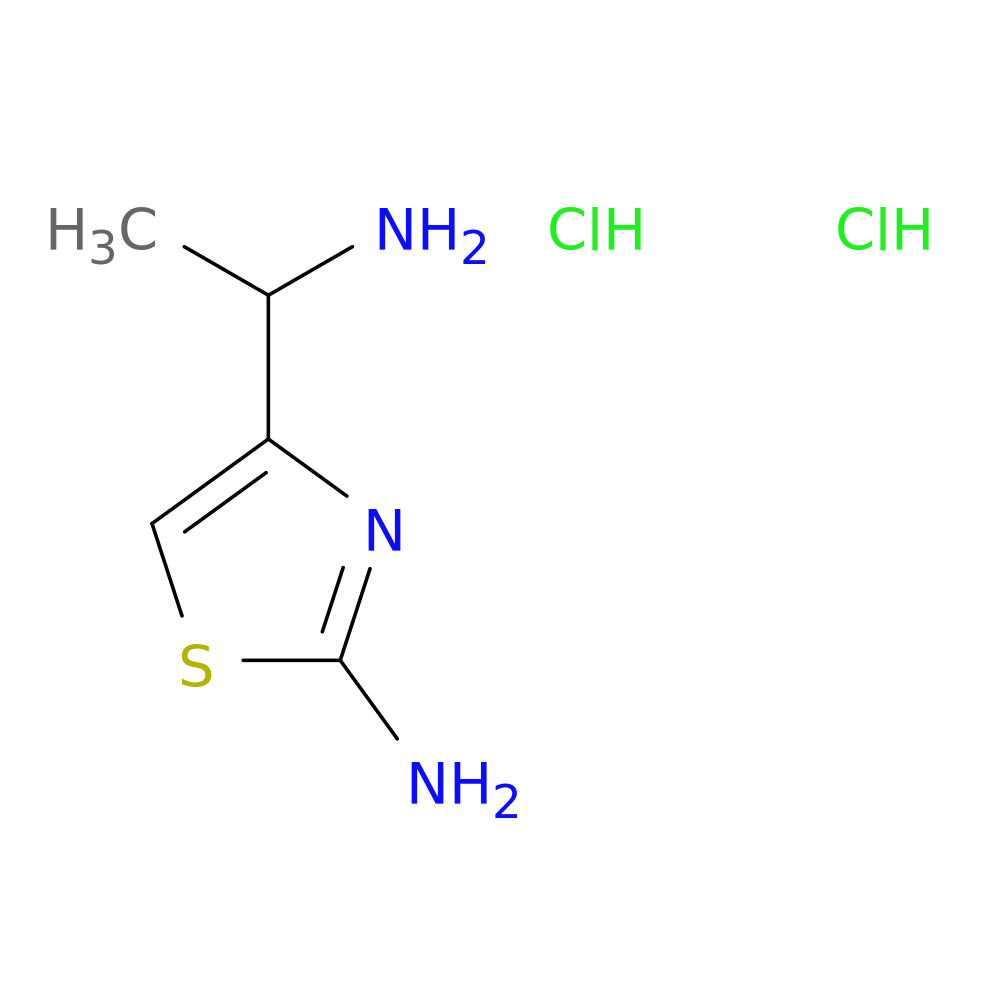4-(1-aminoethyl)-1,3-thiazol-2-amine dihydrochloride
