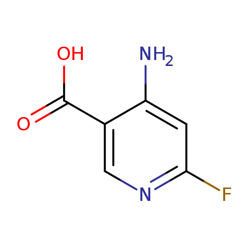 3-Pyridinecarboxylic acid, 4-amino-6-fluoro-